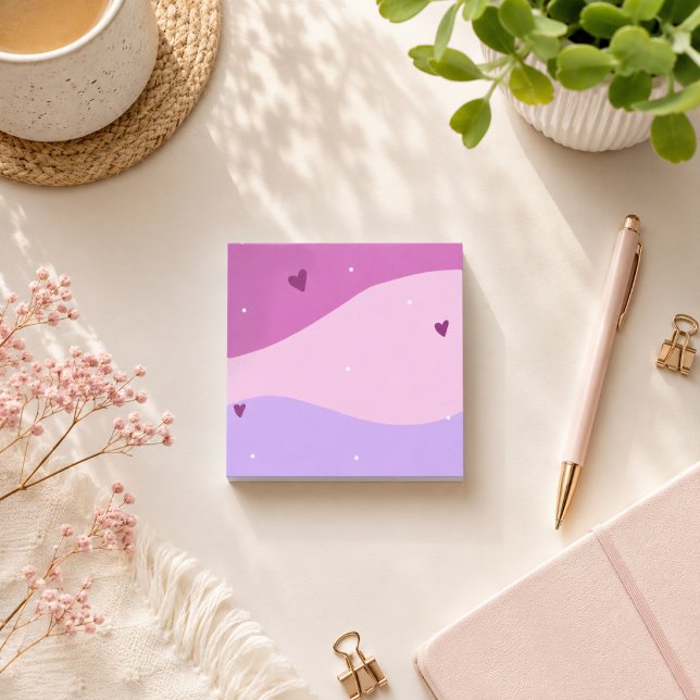 Post-it® Rose Violet Mignon  (Créateur téléchargé)