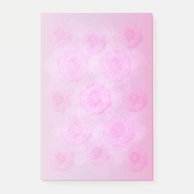 Post-it® Roses aquarelle (Devant)