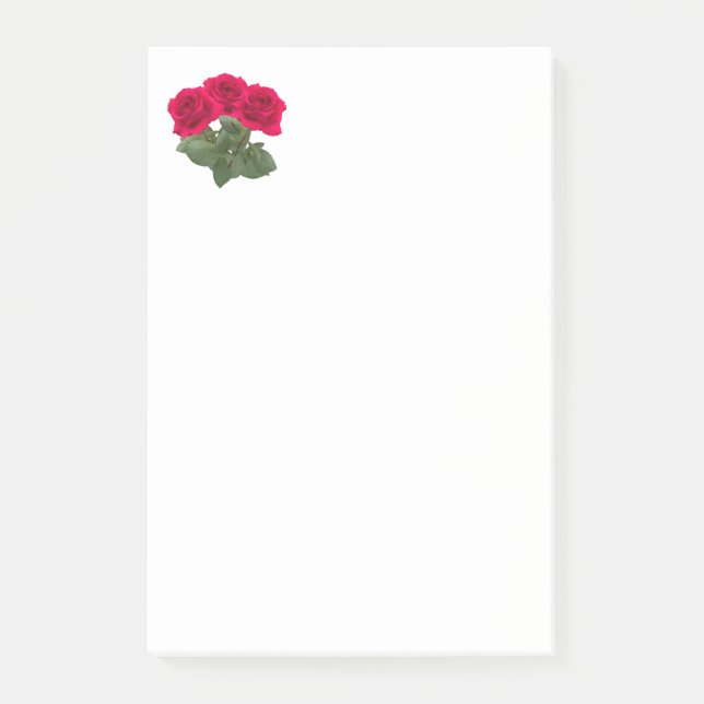 Post-it® Roses rouges (Devant)