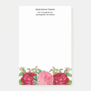 Post-it® Roses rouges roses florales