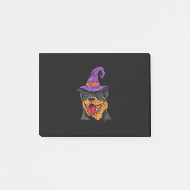 Post-it® rottweiler halloween chien rotatives drôle cadeau (Devant)