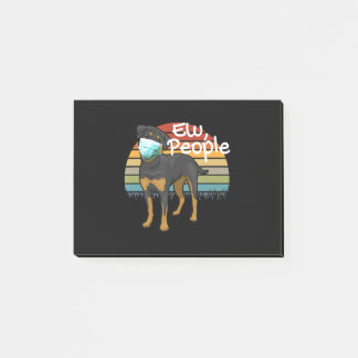Post-it® Rotweiler Chiot avec Masque - Personnes - Rottweil