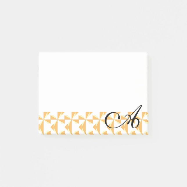 Post-it® Roues de Citrouille initial personnalisées (Devant)
