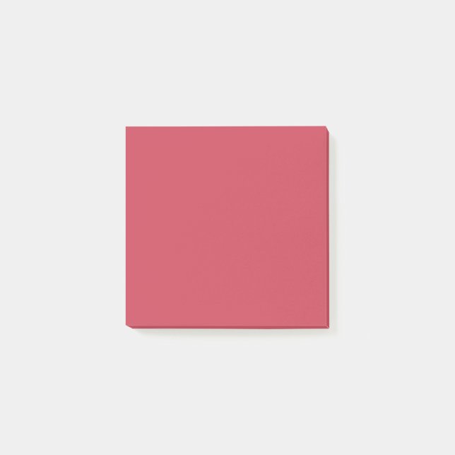 Post-it® Rouge brique (couleur solide) (Devant)