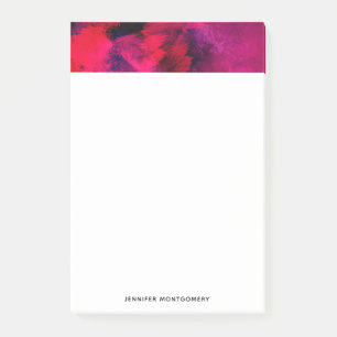 Post-it® Rouge foncé et violet Gras & Abstrait moderne