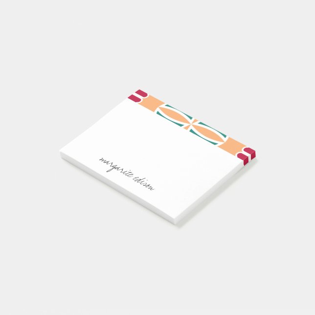 Post-it® Rouge, orange, bleu (Incliné)