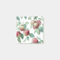 Rouge vert pomme Motif Aquarelle Russe