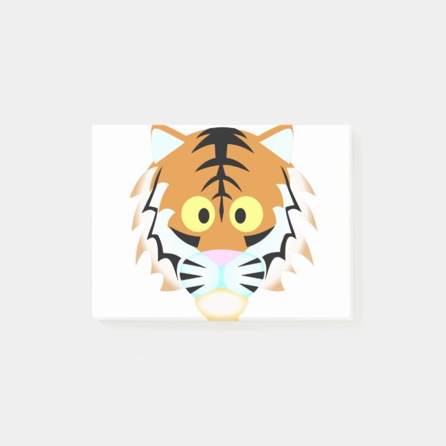 Post-it® Round Head Tiger (Devant)