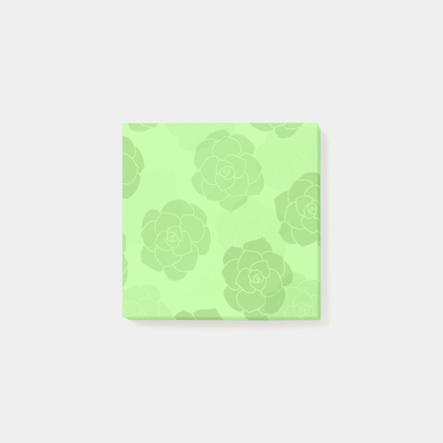 Post-it® Rounded Succulents Post it Notes (Devant)