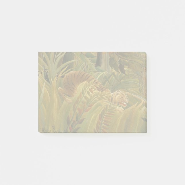 Post-it® Rousseau Jungle Tropical Tiger Art (Devant)