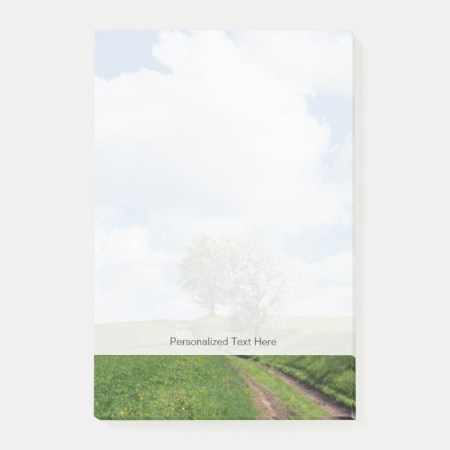 Post-it® Route de terre et pommiers (Devant)