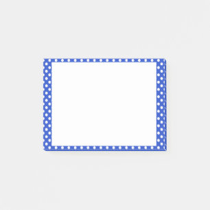 Post-it® Royal Blue Combination Polka Dots by STaylor