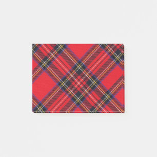 Post-it® Royal Stewart tartan rouge noir plaid