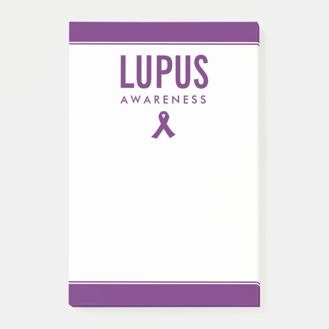 Post-it® Ruban de sensibilisation Lupus pourpre (Devant)