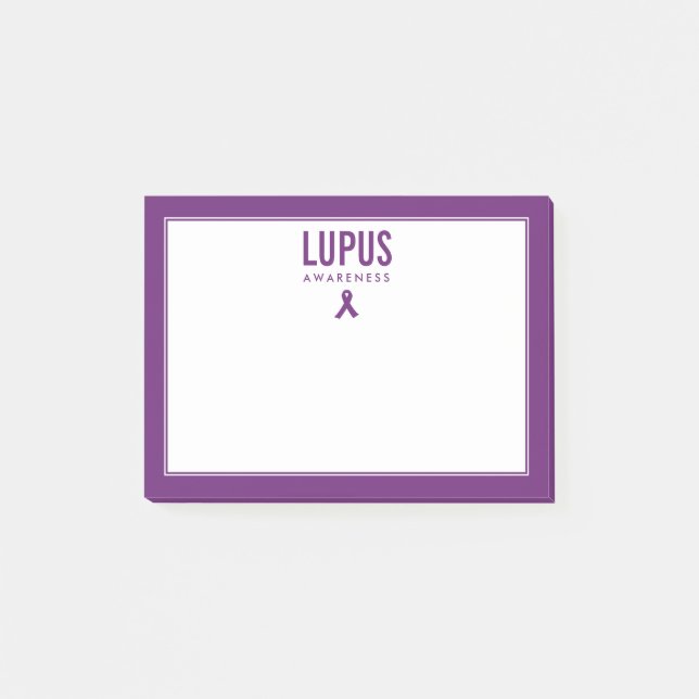 Post-it® Ruban de sensibilisation Lupus pourpre (Devant)