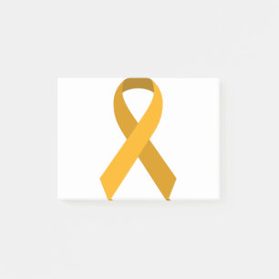 Post-it® Ruban de soutien de conscience d'or