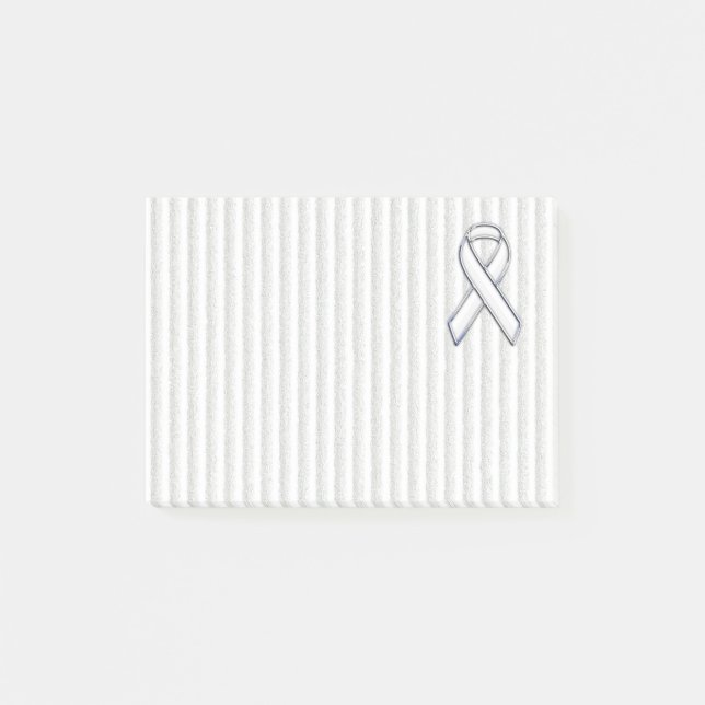 Post-it® Rubans de sensibilisation du ruban blanc (Devant)