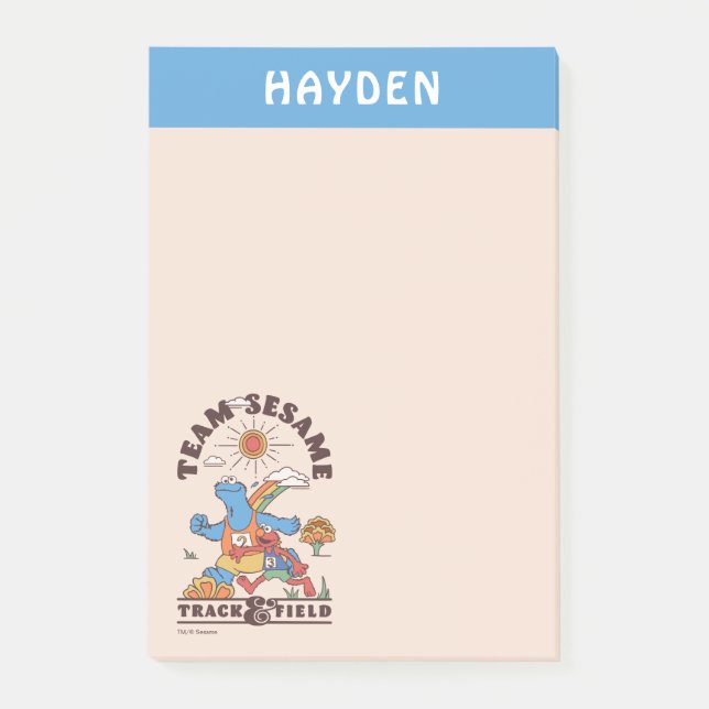 Post-it® Rue Sésame | Ajouter Votre Nom (Devant)