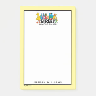 Post-it® Rue Sésame   Furry Friends   Ajouter Votre Nom