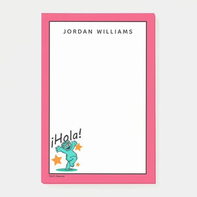 Post-it® Rue Sésame | ¡Hola ! Rosita (Devant)