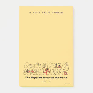 Post-it® Rue Sésame La rue la plus heureuse du monde