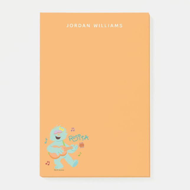 Post-it® Rue Sésame | Rosita Jouer de la guitare (Devant)