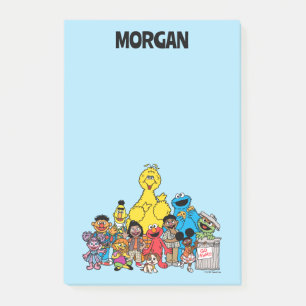 Post-it® Rue Sésame   Sesame Pals Ajoutez Votre Nom