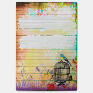 Post-it® Russe Chic Chic Colorant Floral Vintage