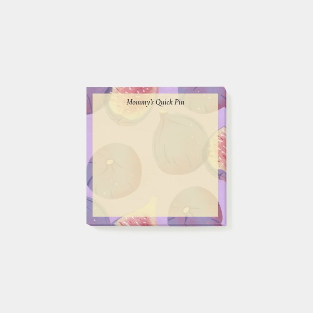 Post-it® Rustic Hand-Painted Purple Fig (Devant)