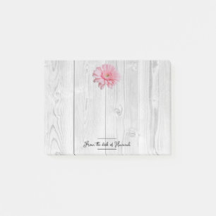 Post-it® Rustique Gerber Daisy Notes personnalisées
