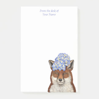 Post-it® Ruthie le renard poster son bloc-notes