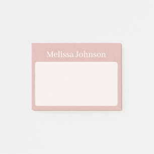 Post-it® Sable rose doux personnalisé
