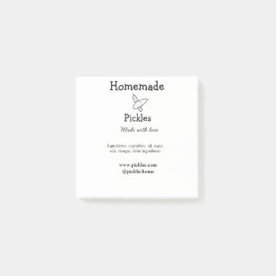 Post-it® Sachets maison faits avec amour ajouter texte site