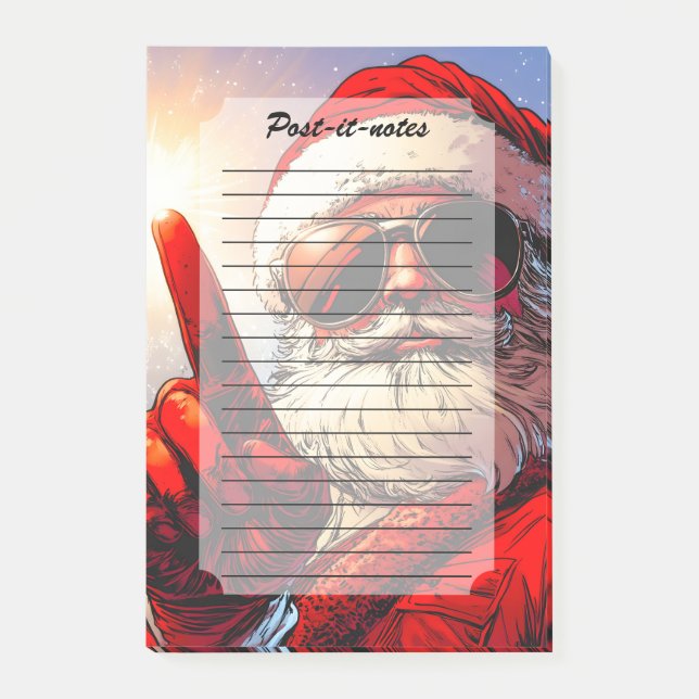 Post-it® Saint Jolly Père Noël Divine Glow (Devant)