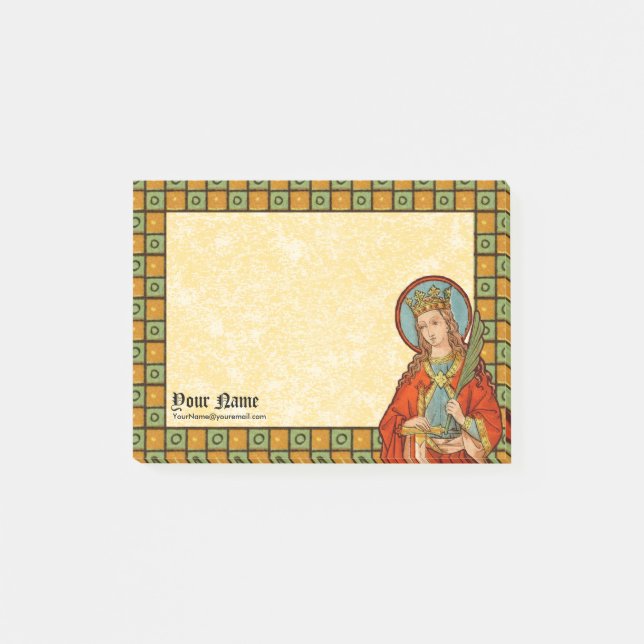 Post-it® Sainte-Barbe (JP 01) 4"x3" (Devant)
