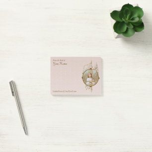 Post-it® Sainte Jeanne d'Arc brûlant (BF 01, Style 2) 4"x3"