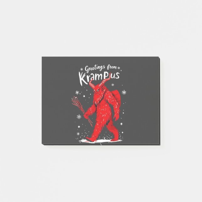 Post-it® Salutation de Krampus Noël  (Devant)