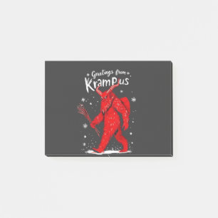 Post-it® Salutation de Noël de Krampus Xmas