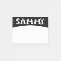 Sammy épelée dans des lettres de Chien Samoyé