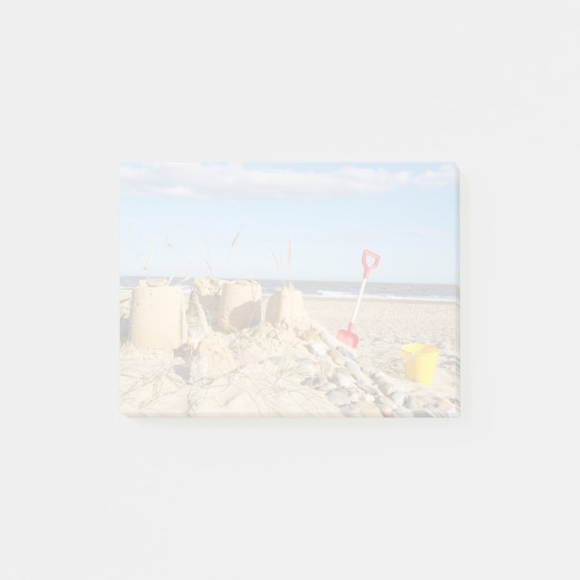 Post-it® Sandcastle At Beach (Devant)
