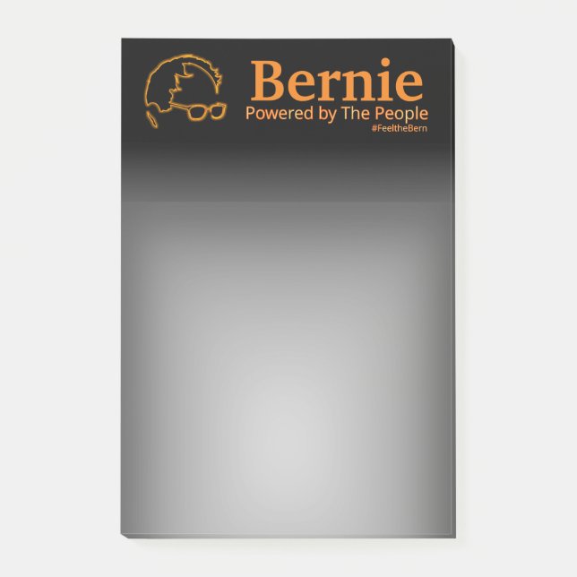 Post-it® Sanders 2016 Powered by The People (Devant)
