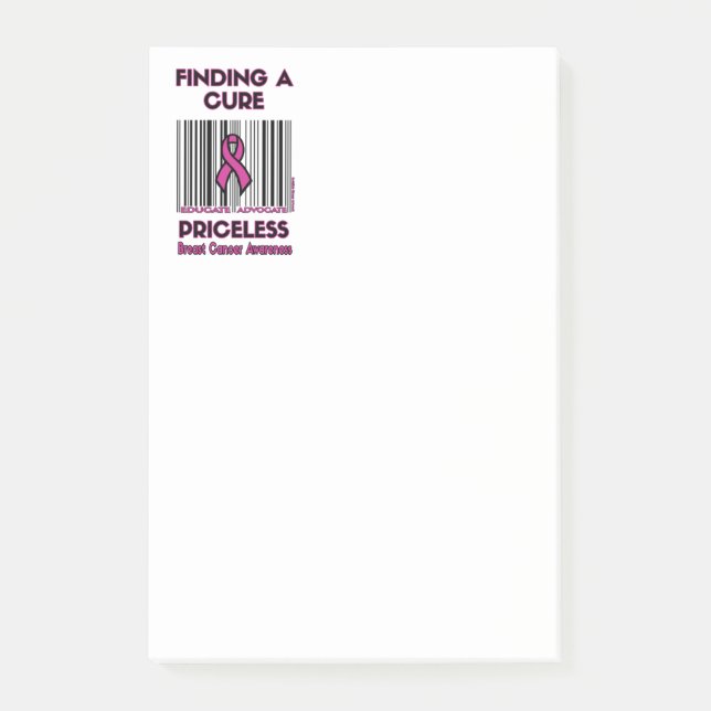 Post-it® SANS PRIX...Cancer du sein (Devant)