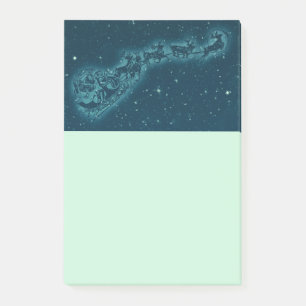 Post-it® Santa and his Reindeers