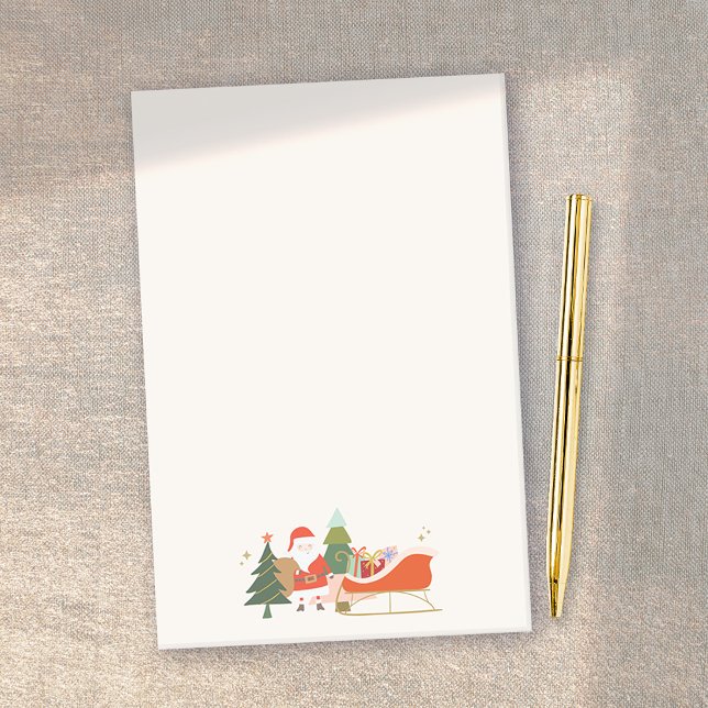 Post-it® Santa et traîneau de Noël (Créateur téléchargé)