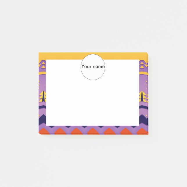 Post-it® Sapins et vagues (Devant)