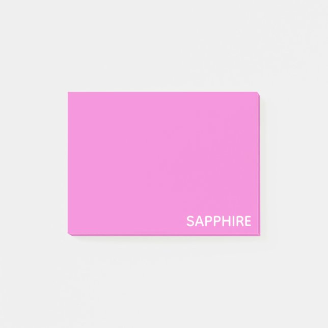 Post-it® Sapphire pink colour (Devant)