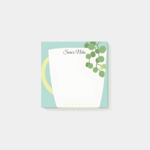 Post-it® Sara’s Notes – Botanical Mug Sticky Notes