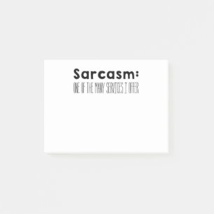 Post-it® sarcasm