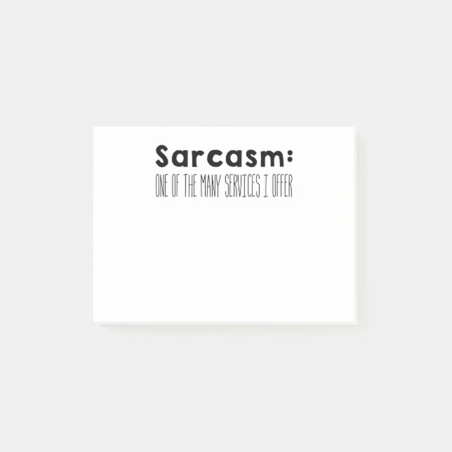 Post-it® sarcasm (Devant)