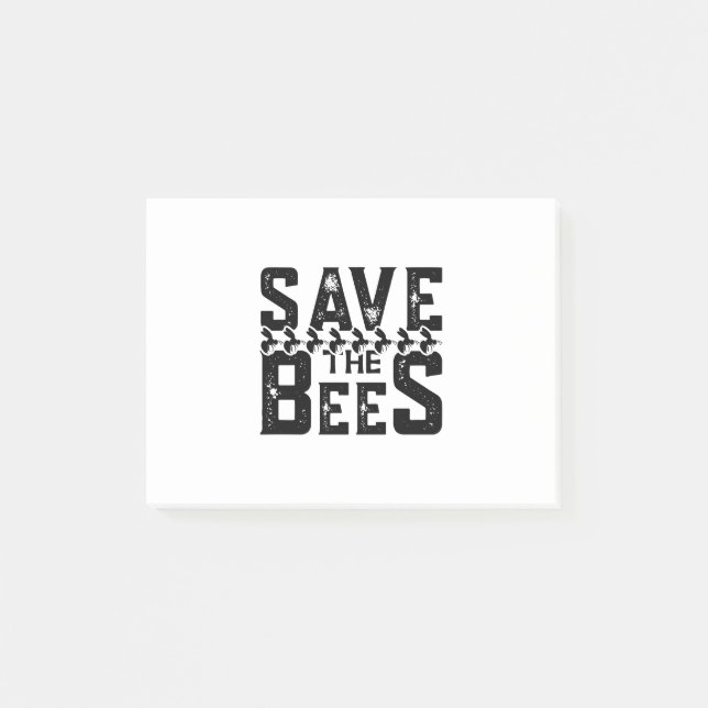 Post-it® Sauvez les abeilles-abeilles-nature-jaune-mignon (Devant)